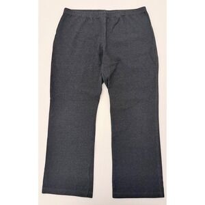 Neiman Marcus Exclusive Charcoal Grey Cotton Blend Fleece Sweatpants Women's XL